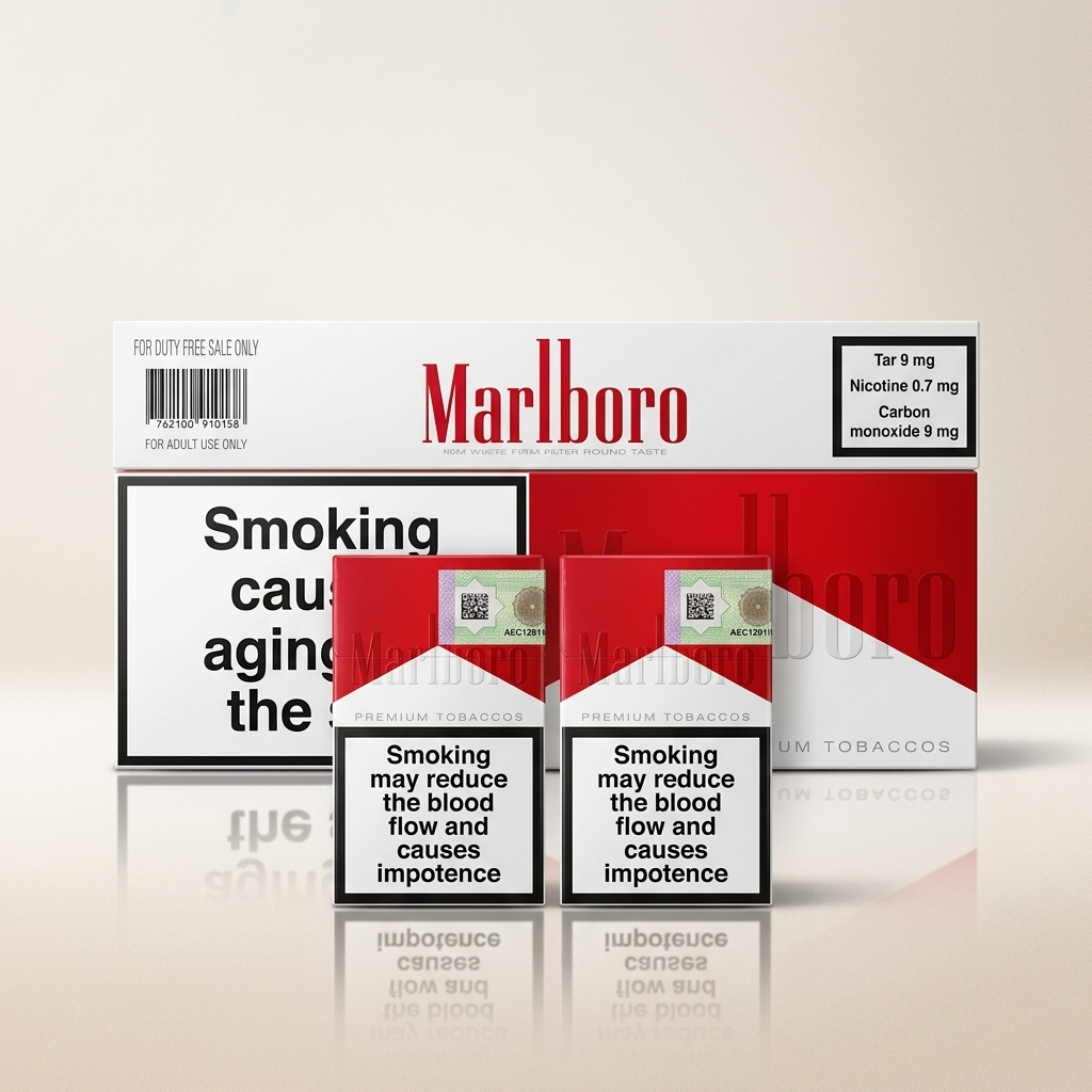 Marlboro Red Cigarette – 9mg Tar – 20 Sticks Pack