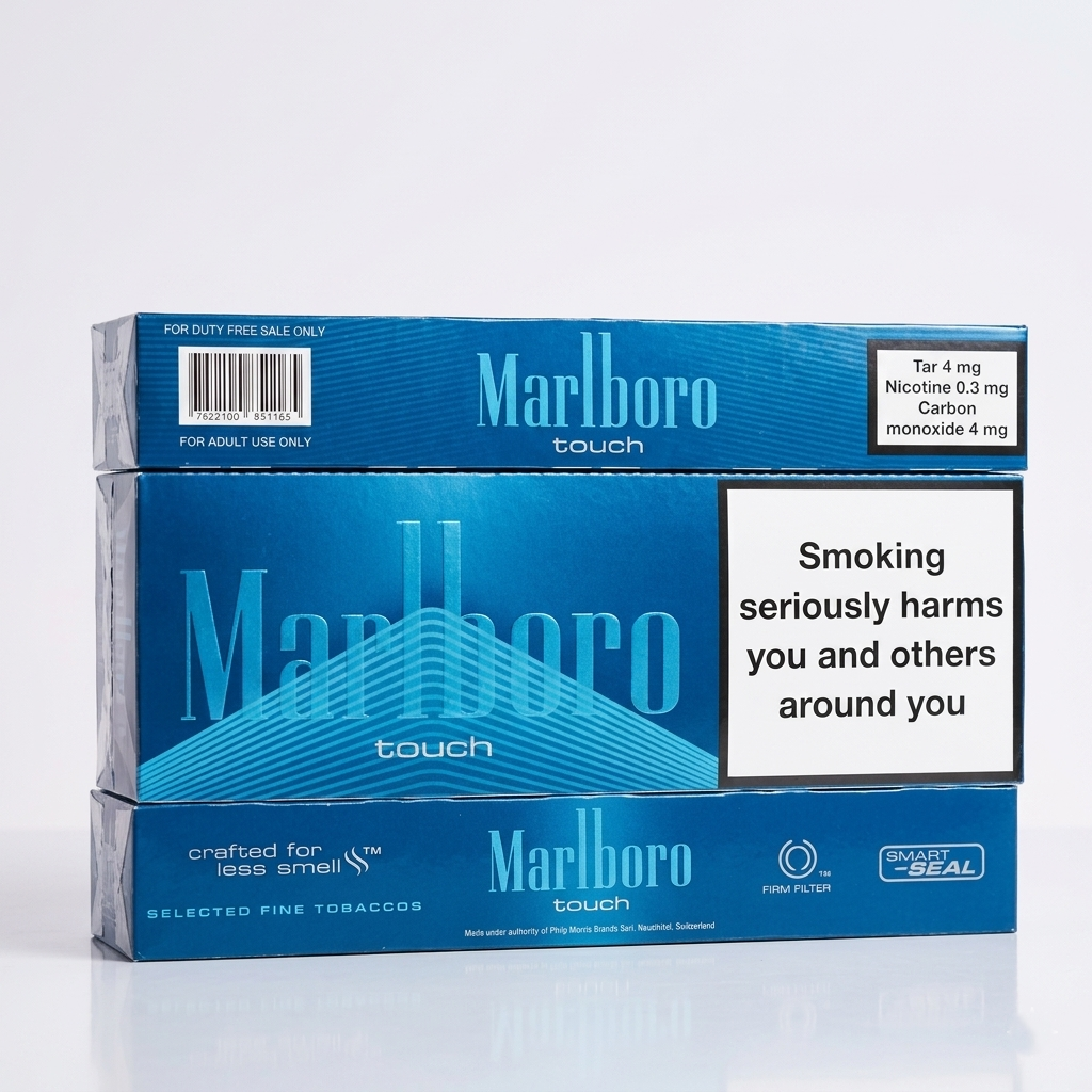 Marlboro Touch Cigarette – Smooth Light Blend Compact Pack