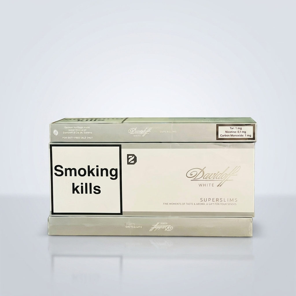 Davidoff White Superslims Cigarette – Premium Ultra Light Slims
