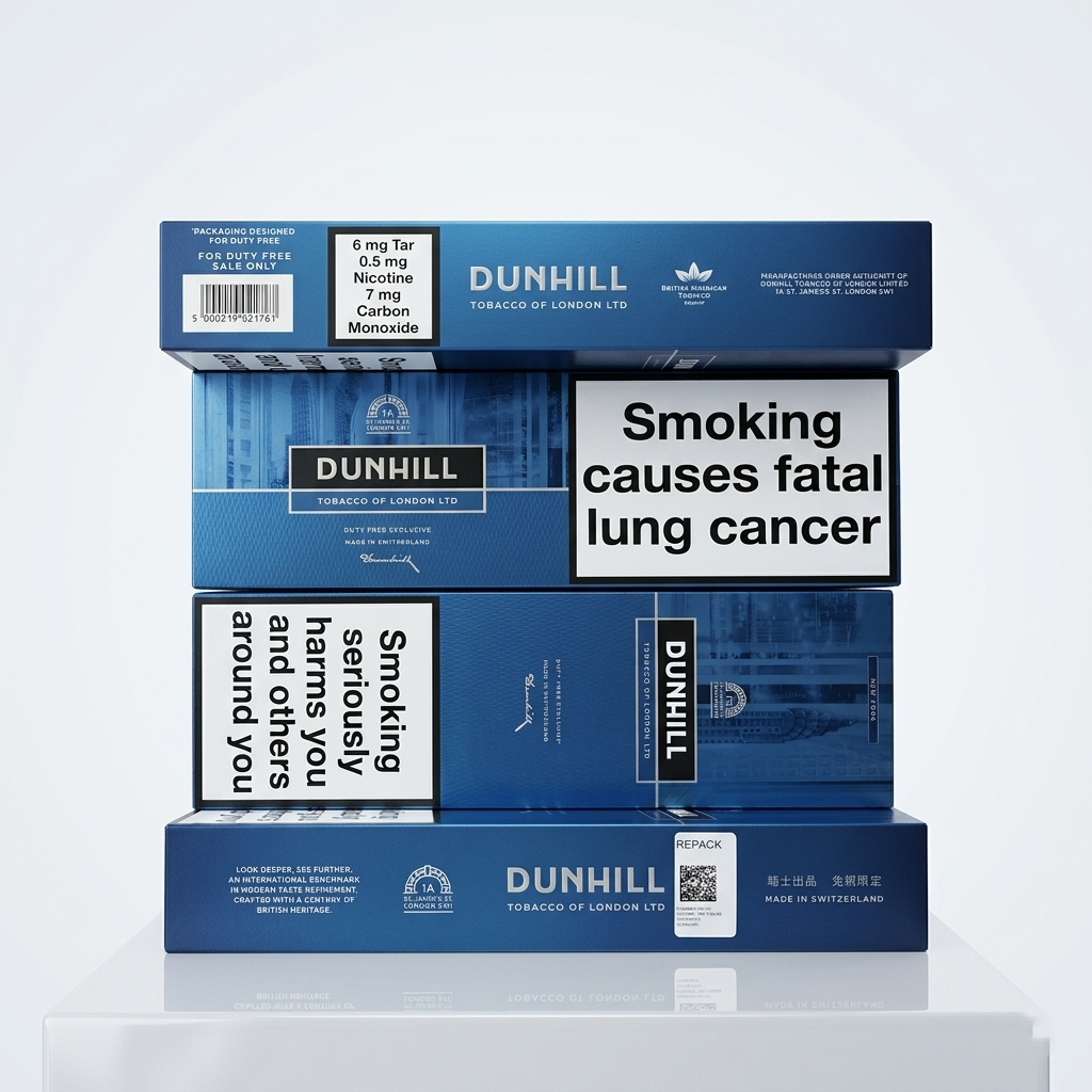 Dunhill Blue Lights Cigarette – Smooth Light Blend 6mg