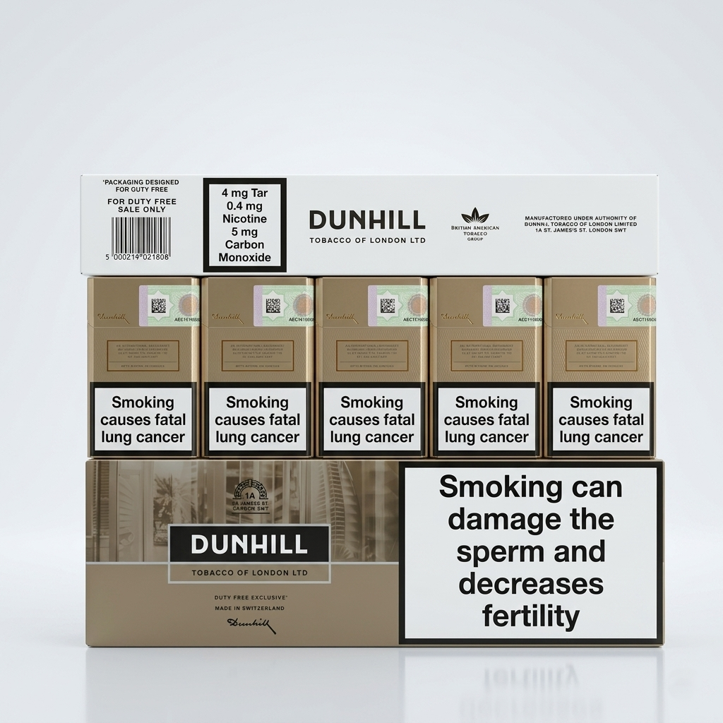 Dunhill Evoke Gold Cigarette – Premium Ultra Light Super Slims