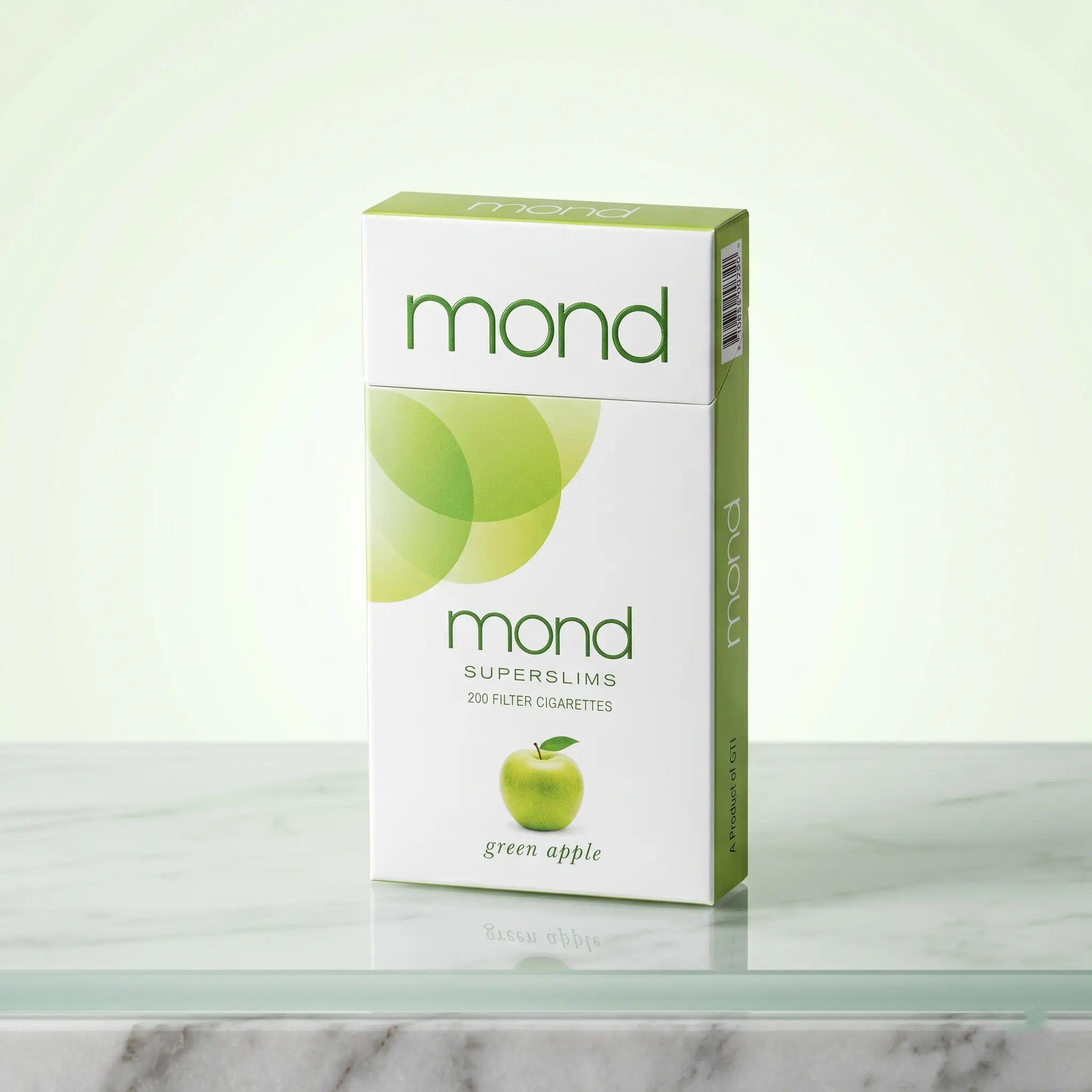 Mond Super Slim Fresh Green Apple Flavor Cigarette