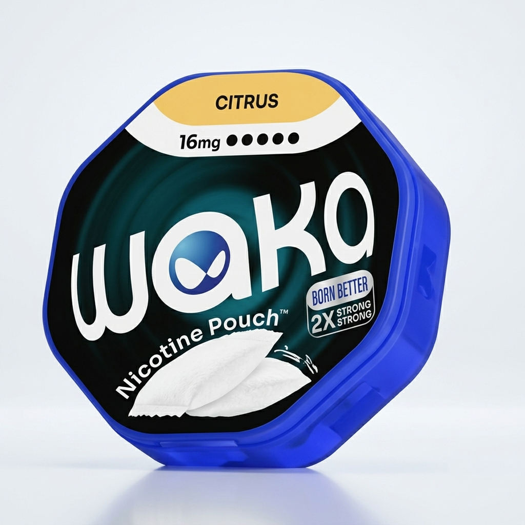 Waka Citrus 16mg Nicotine AirPouch | Strong Zesty Citrus
