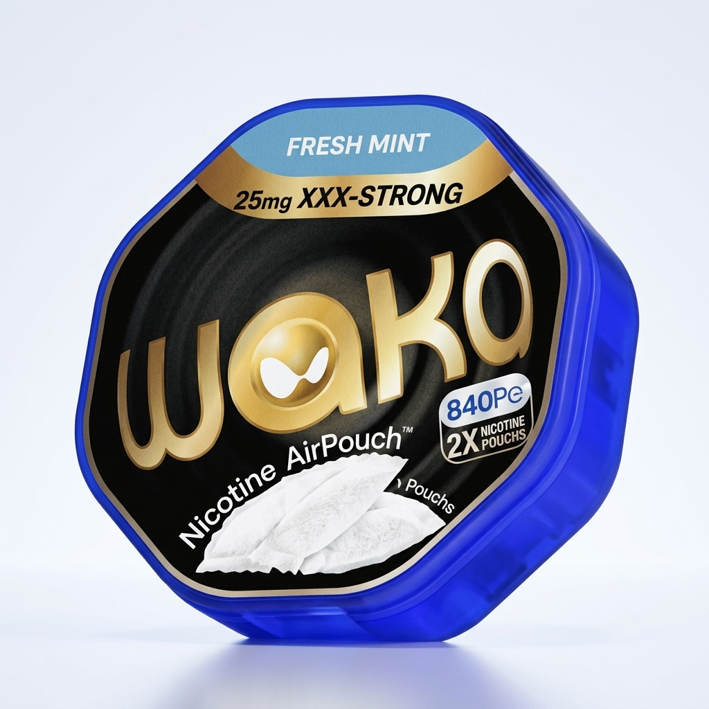 Waka Fresh Mint 35mg Nicotine AirPouch | Extremely Cool Mint