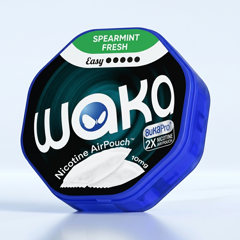 Waka Spearmint Fresh 16mg Nicotine AirPouch | Cool Spearmint Strong
