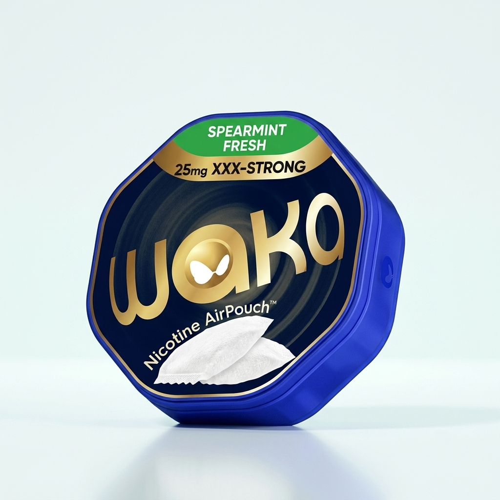 Waka Spearmint Fresh 35mg Nicotine AirPouch | Extremely Cool Spearmint
