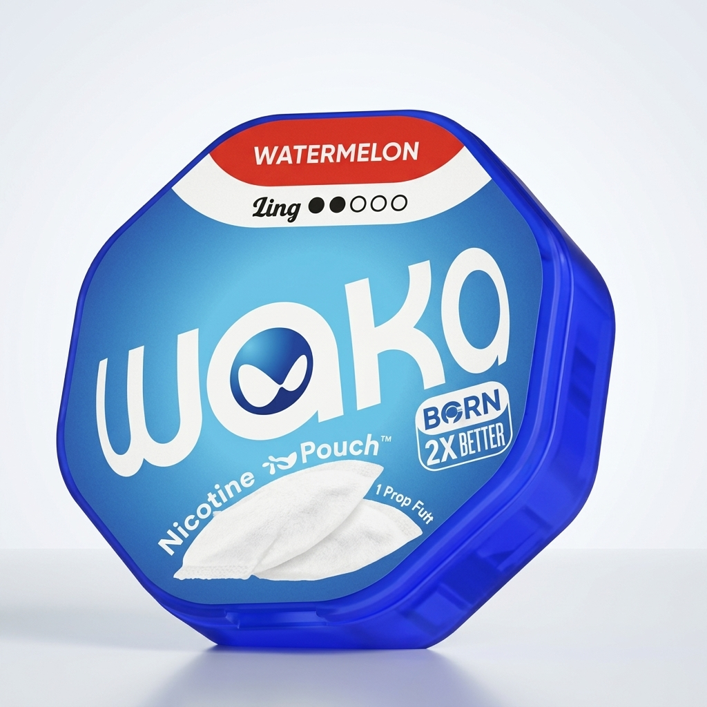Waka Watermelon 6mg Nicotine AirPouch | Sweet Juicy Watermelon Mild Beginner