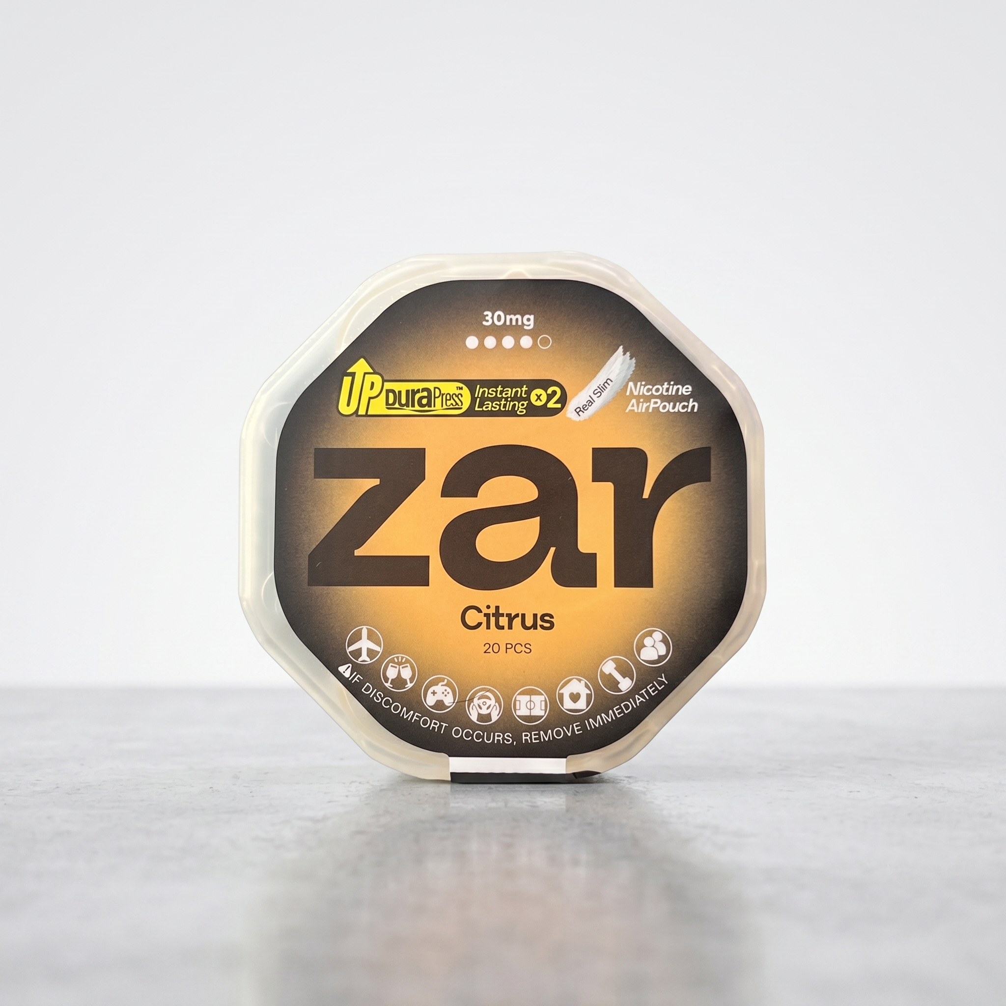 Zar Citrus 30mg Nicotine AirPouch | Extremely Strong Zesty Citrus