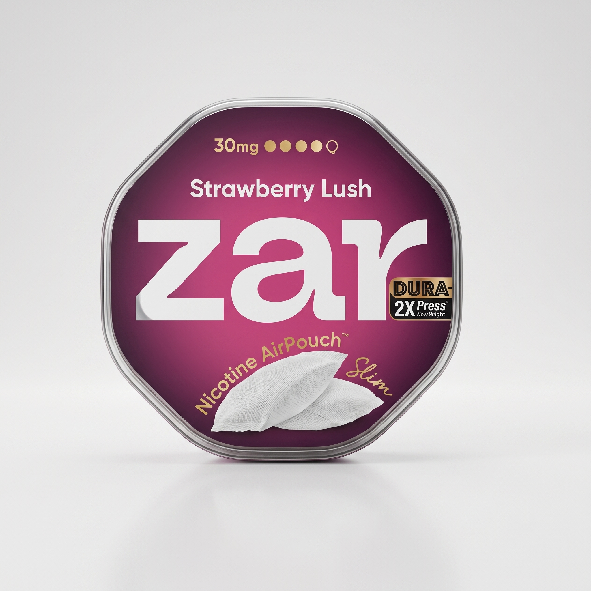 Zar Strawberry Lush 30mg Nicotine AirPouch  | Juicy Strawberry Lush Extremely Strong
