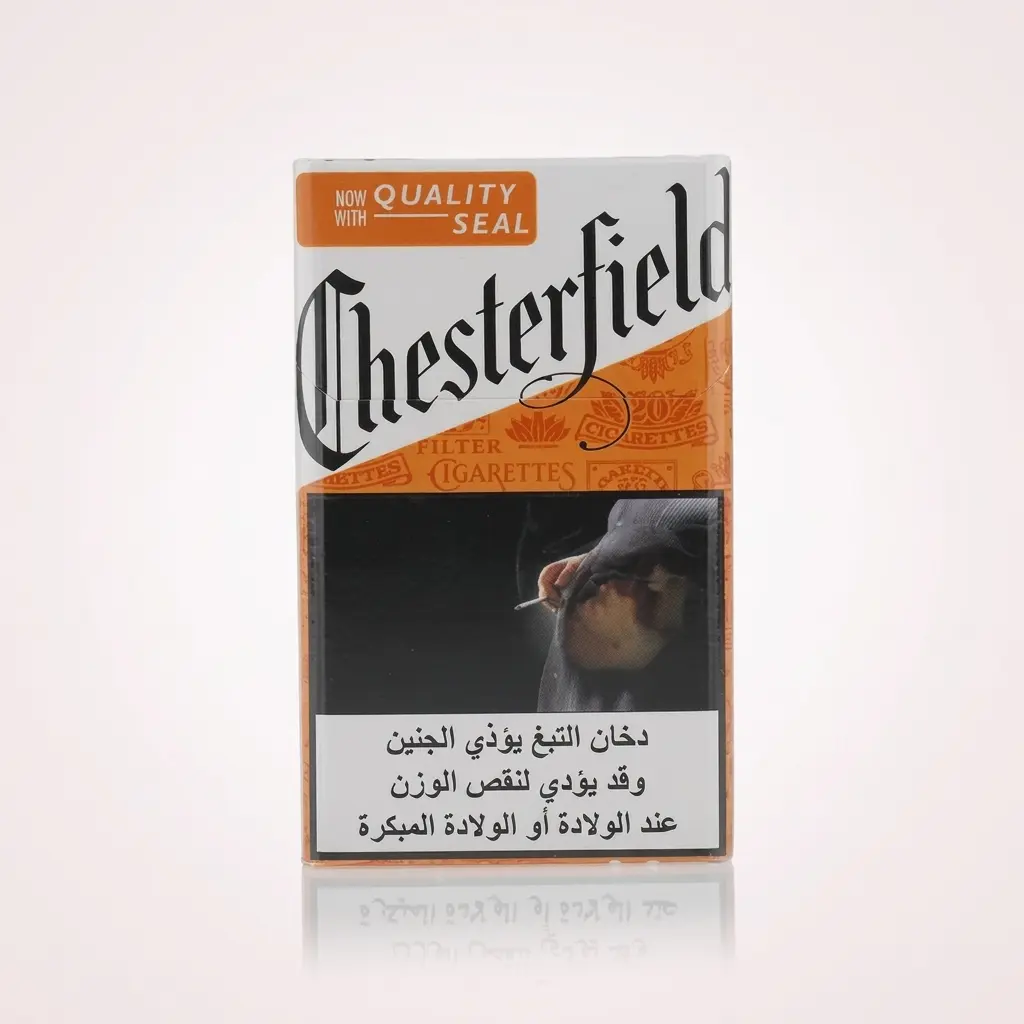 Chesterfield Orange Cigarettes | Full Flavor Strong Blend (200PC Pack)