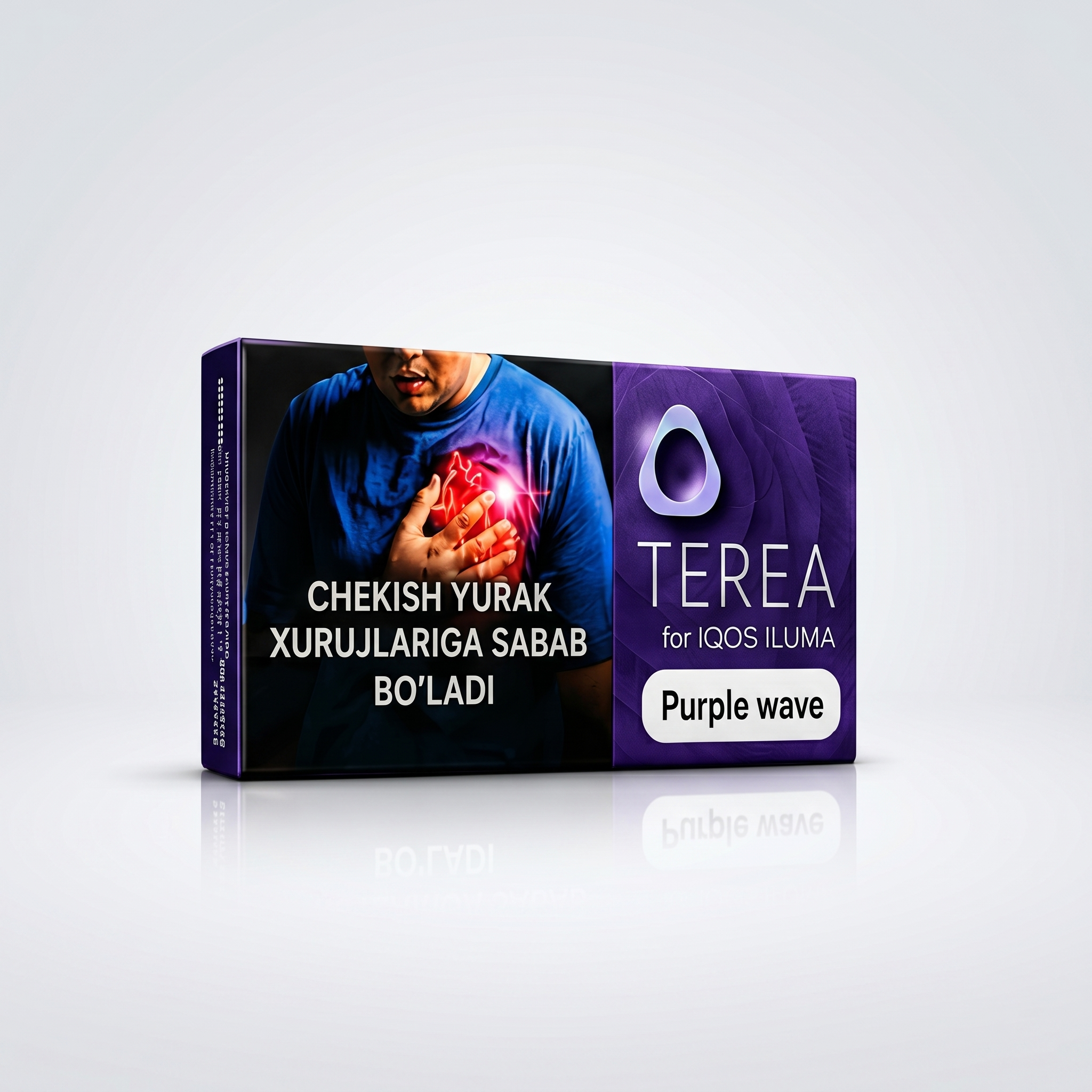 IQOS TEREA Purple Wave Uzbekistan | Blueberry & Menthol Flavor