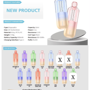 AAOK Y170-40000 Disposable Vape Device